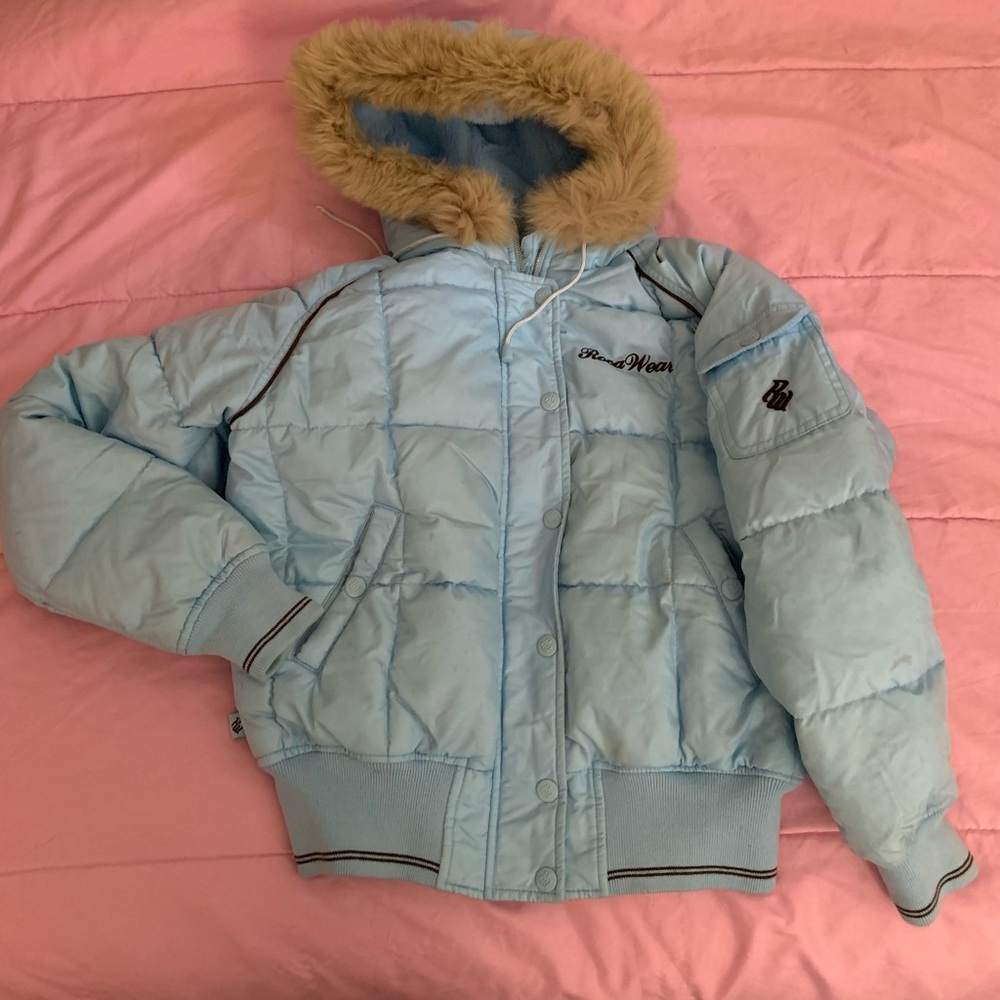 HTF Rare Rocawear Puffer Coat Jacket M
